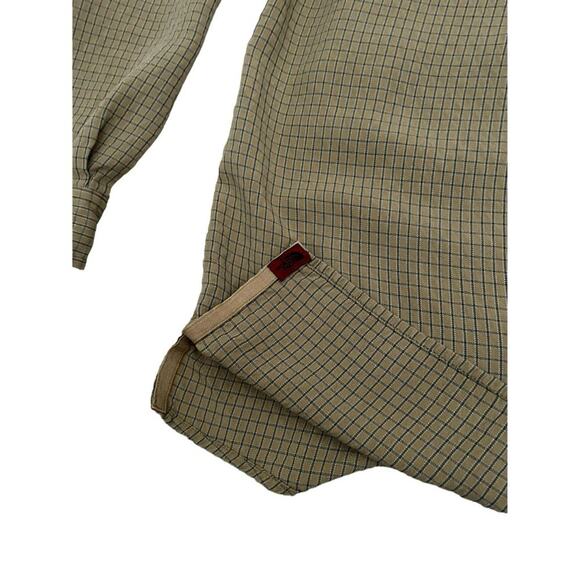 The North Face LS Hiking Shirt Tan/Blue Checked Modal Blend Men's Size M - Picture 9 of 9